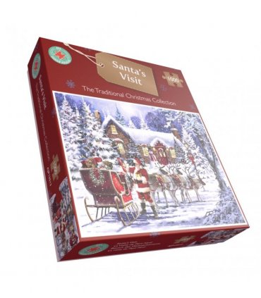 Santa's Visit 1000 Piece Jigsaw Puzzle