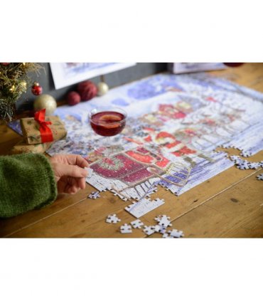 Santa's Visit 1000 Piece Jigsaw Puzzle