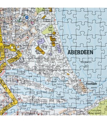 A to Z Map of Aberdeen 1000 Piece Jigsaw