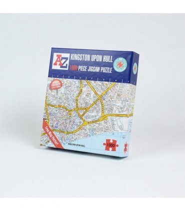 A to Z Map of  Kingston Upon Hull 1000 Piece Jigsaw
