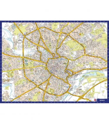 A to Z Map of  Norwich 1000 Piece Jigsaw