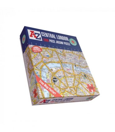 A to Z Map of  London 1000 Piece Jigsaw