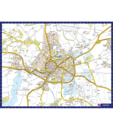 A to Z Map of  Chichester 1000 Piece Jigsaw