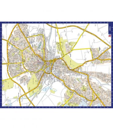 A to Z Map of  Lincoln 1000 Piece Jigsaw