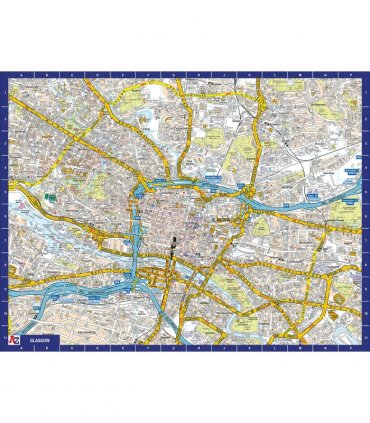 A to Z Map of  Glasgow 1000 Piece Jigsaw
