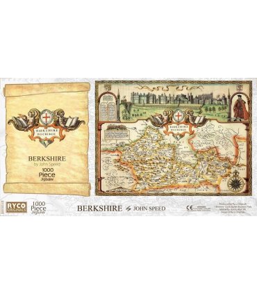 Berkshire Historical Map 1000 Piece Jigsaw Puzzle (1610)