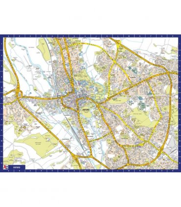 A to Z Map of  Oxford 1000 Piece Jigsaw
