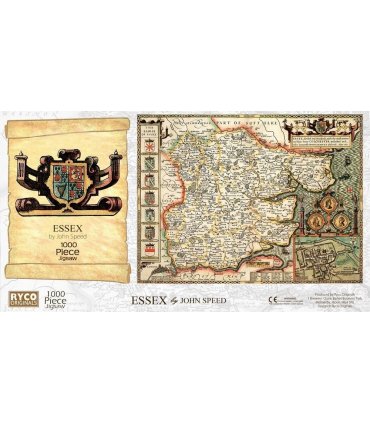 Essex Historical Map 1000 Piece Jigsaw Puzzle (1610)