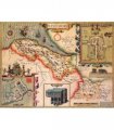 Flintshire Historical Map 1000 Piece Jigsaw Puzzle (1610)