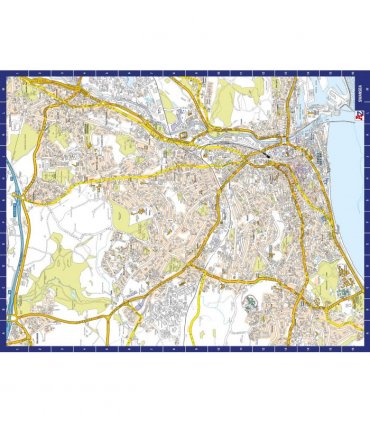 A to Z Map of  Swansea 1000 Piece Jigsaw
