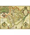 Monmouthshire Historical Map 1000 Piece Jigsaw Puzzle (1610)