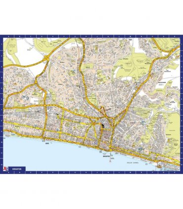 A to Z Map of  Brighton 1000 Piece Jigsaw