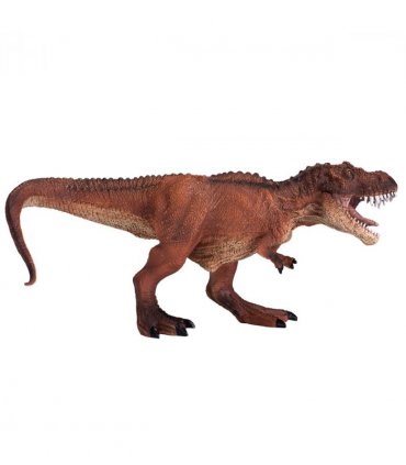 Red T-Rex Hunting Dinosaur Toy  Realistic Prehistoric Figure