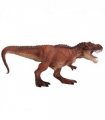 Red T-Rex Hunting Dinosaur Toy  Realistic Prehistoric Figure