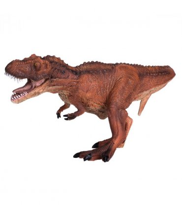 Red T-Rex Hunting Dinosaur Toy  Realistic Prehistoric Figure