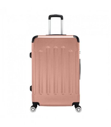 3 Pcs Suitcase Lightweight ABS Carry-on Hand Luggage 4 Spinner Wheels Trolley Case