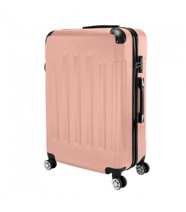 3 Pcs Suitcase Lightweight ABS Carry-on Hand Luggage 4 Spinner Wheels Trolley Case