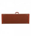 【Replace 82303602】 Electric Guitar Square PU Hard Case Fits ST TL Burning fire 170 Style Electric Guitar Brown