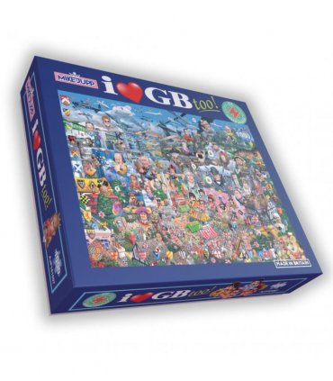 Mike Jupp I Love GB Too! 1000 Piece Jigsaw Puzzle