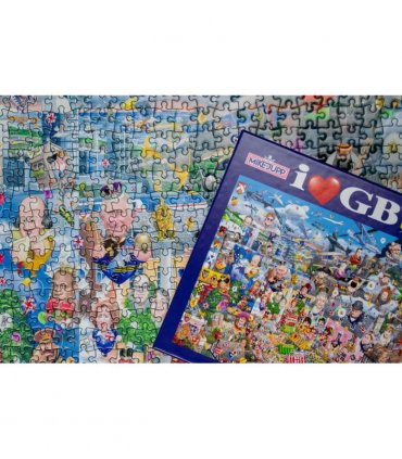 Mike Jupp I Love GB Too! 1000 Piece Jigsaw Puzzle