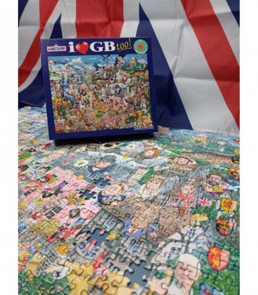 Mike Jupp I Love GB Too! 1000 Piece Jigsaw Puzzle