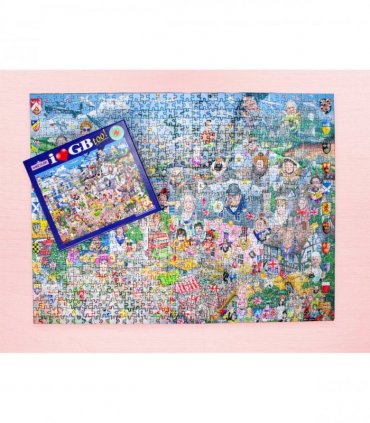 Mike Jupp I Love GB Too! 1000 Piece Jigsaw Puzzle