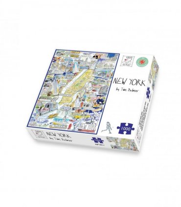 Map of New York City - Tim Bulmer 1000 Piece Jigsaw Puzzle