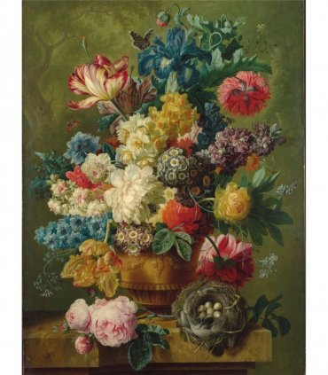 Flowers in a Vase - National Gallery 1000 Piece Jigsaw Puzzle