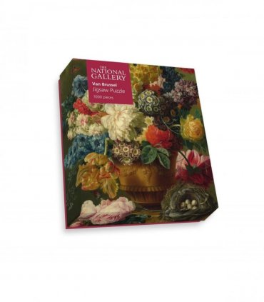 Flowers in a Vase - National Gallery 1000 Piece Jigsaw Puzzle
