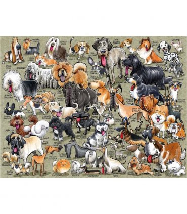 It's Just...Dogs! Ricardo Galvao, 1000 Piece Jigsaw Puzzle