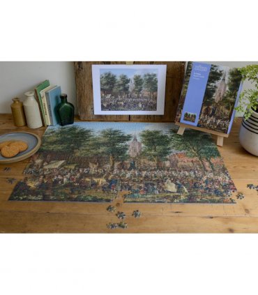 The Grote Markt at The Hague - National Gallery 1000 Piece Jigsaw Puzzle