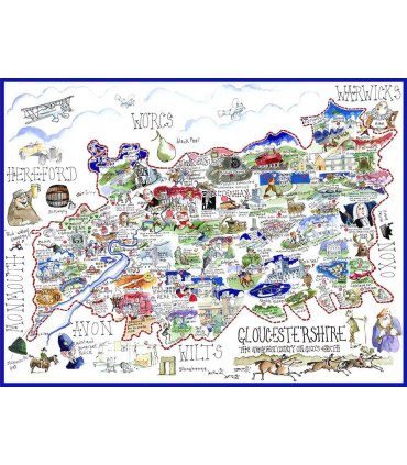Gloucestershire - Tim Bulmer 1000 piece Jigsaw