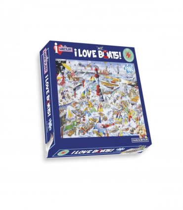 Mike Jupp I Love Boats 1000 Piece Jigsaw Puzzle