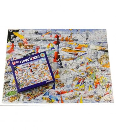 Mike Jupp I Love Boats 1000 Piece Jigsaw Puzzle