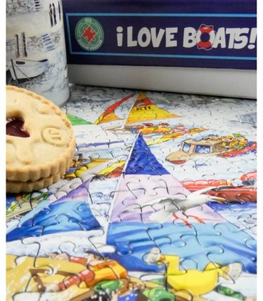 Mike Jupp I Love Boats 1000 Piece Jigsaw Puzzle