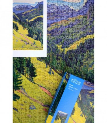 The Kien Valley with the Bluemlisalp Massif - National Gallery 1000 Piece Jigsaw Puzzle
