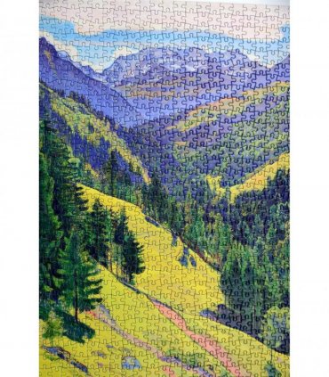 The Kien Valley with the Bluemlisalp Massif - National Gallery 1000 Piece Jigsaw Puzzle