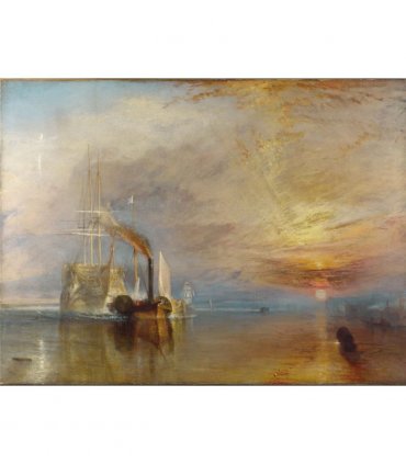 The Fighting Temeraire tugged to her last berth to be broken up, 1838 - National Gallery 1000 Piece Jigsaw Puzzle