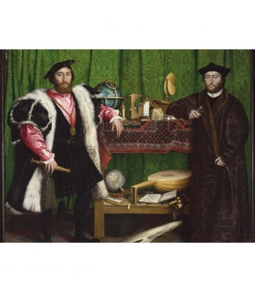 Jean de Dinteville and Georges de Selve ('The Ambassadors') - National Gallery 1000 Piece Jigsaw Puzzle