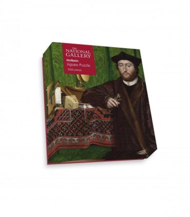 Jean de Dinteville and Georges de Selve ('The Ambassadors') - National Gallery 1000 Piece Jigsaw Puzzle
