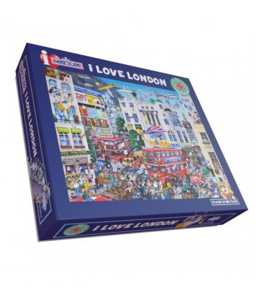 Mike Jupp I Love London 1000 Piece Jigsaw Puzzle