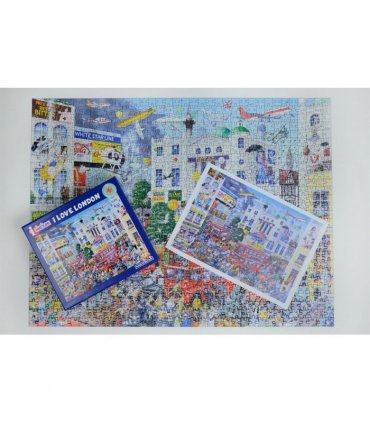Mike Jupp I Love London 1000 Piece Jigsaw Puzzle