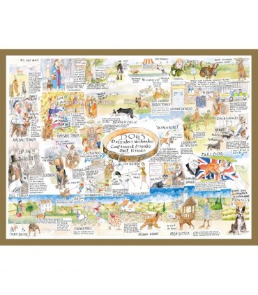 Dogs - Tim Bulmer 1000 piece jigsaw puzzle