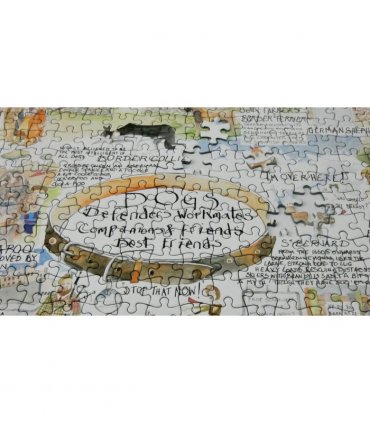 Dogs - Tim Bulmer 1000 piece jigsaw puzzle