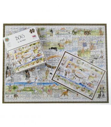 Dogs - Tim Bulmer 1000 piece jigsaw puzzle