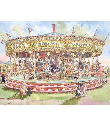 The Cat Carousel 1000 Piece Jigsaw