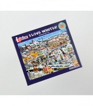 Mike Jupp I Love Winter 1000 Piece Jigsaw Puzzle