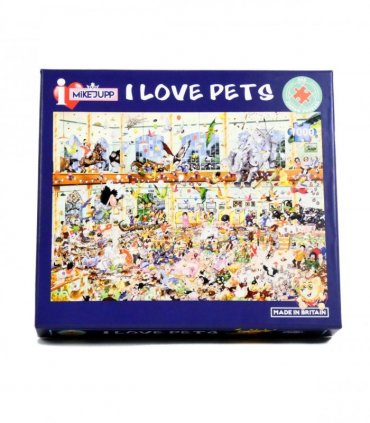Mike Jupp I Love Pets 1000 Piece Jigsaw Puzzle