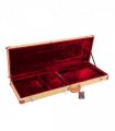 【Replace 24852220】High Grade Electric Guitar Square Hard Case for GST GTL 170 SG and Burning fire Style Flat Yellow