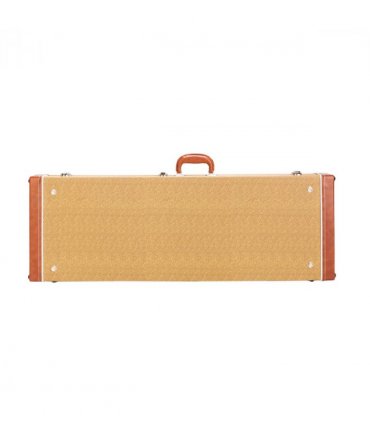 【Replace 24852220】High Grade Electric Guitar Square Hard Case for GST GTL 170 SG and Burning fire Style Flat Yellow
